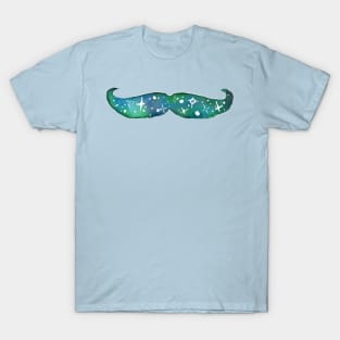 Eco Green Space Mustache T-Shirt